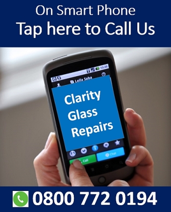 Tap this button image to call Clarity Glass Repairs